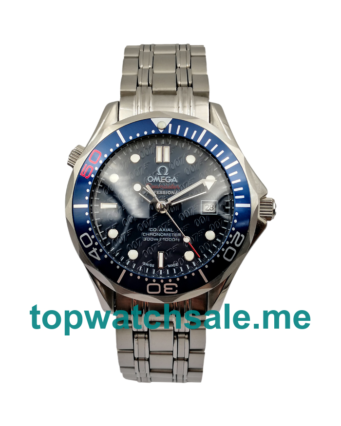 UK 41MM Blue Dials Omega Seamaster 300M 212.30.41.20.01.005 Replica Watches
