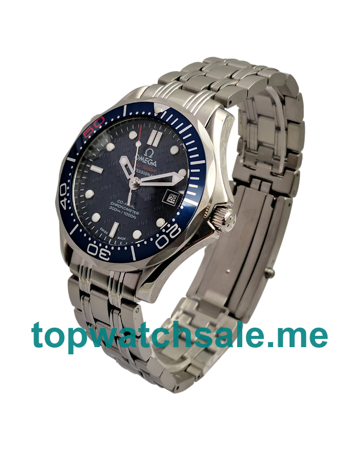 UK 41MM Blue Dials Omega Seamaster 300M 212.30.41.20.01.005 Replica Watches