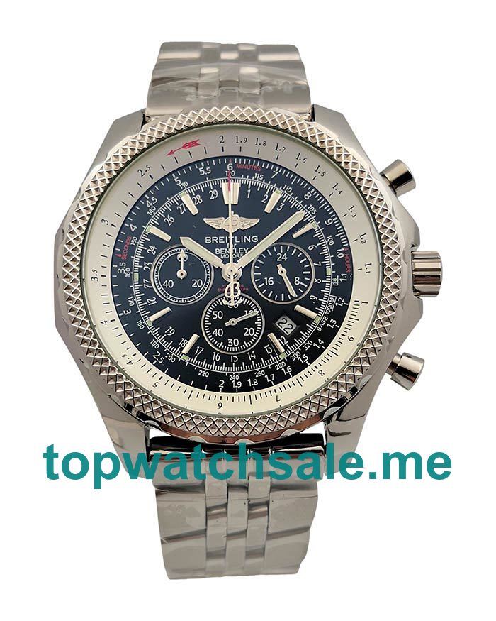 UK 47MM Blue Dials Breitling Bentley A25362 Replica Watches