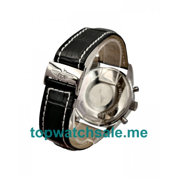 UK 46MM Black Dials Breitling Transocean AB015212 Replica Watches