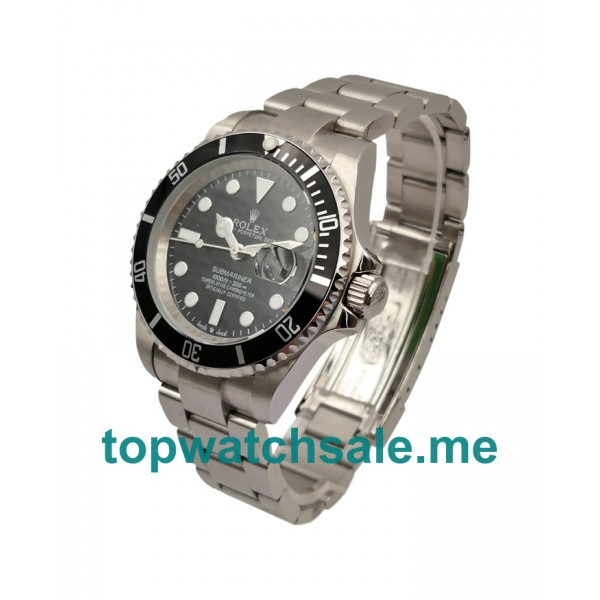 UK 40MM Black Dials Rolex Submariner 116610 LN Replica Watches