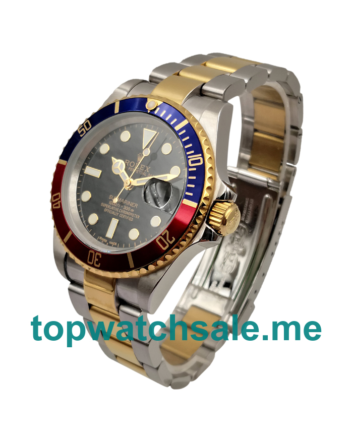 UK 40MM Black Dials Rolex Submariner 116613 Replica Watches