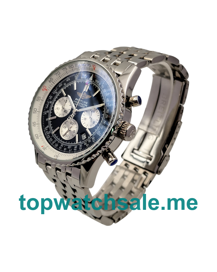 UK 42MM Black Dials Breitling Navitimer A23322 Replica Watches