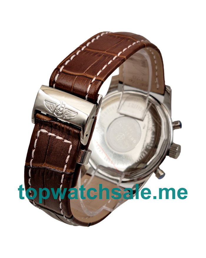 UK 43MM Replica Breitling Transocean Chronograph AB015212 Coffee Dials Watches