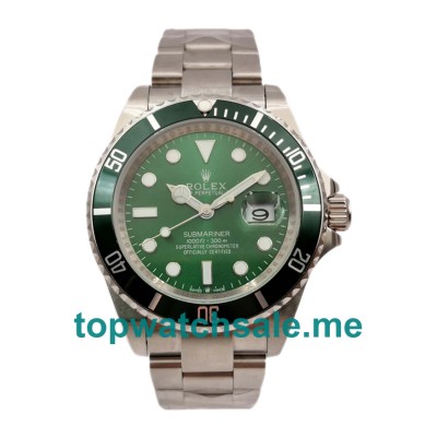 UK 40MM Green Dials Rolex Submariner 116610 LV Replica Watches