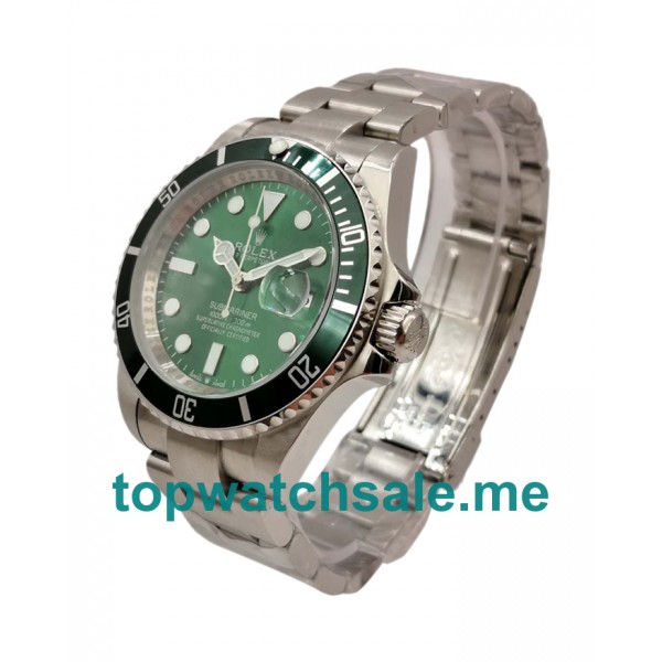 UK 40MM Green Dials Rolex Submariner 116610 LV Replica Watches
