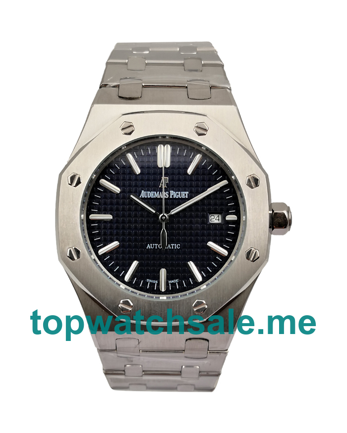 UK 44MM Replica Audemars Piguet Royal Oak 15400ST.OO.1220ST.01 Black Dials Watches