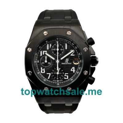 UK 42MM Replica Audemars Piguet Royal Oak Offshore 26170ST Black Steel Watches