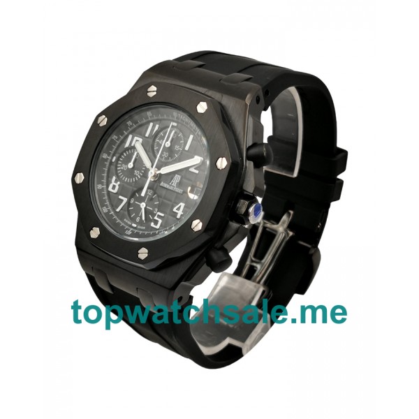 UK 42MM Replica Audemars Piguet Royal Oak Offshore 26170ST Black Steel Watches