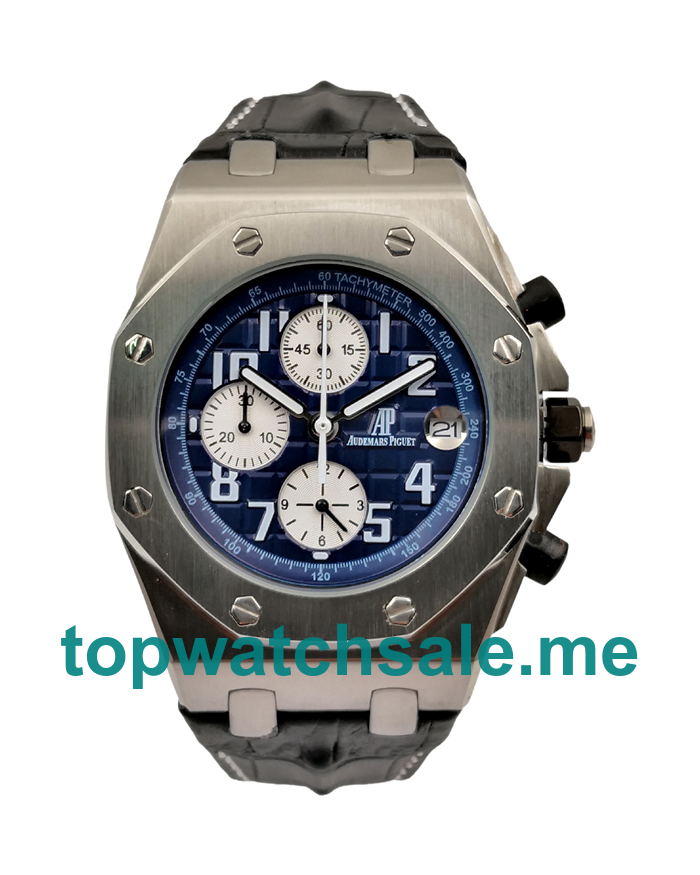 UK 42MM Replica Audemars Piguet Royal Oak Offshore 26170ST Blue Dials Watches