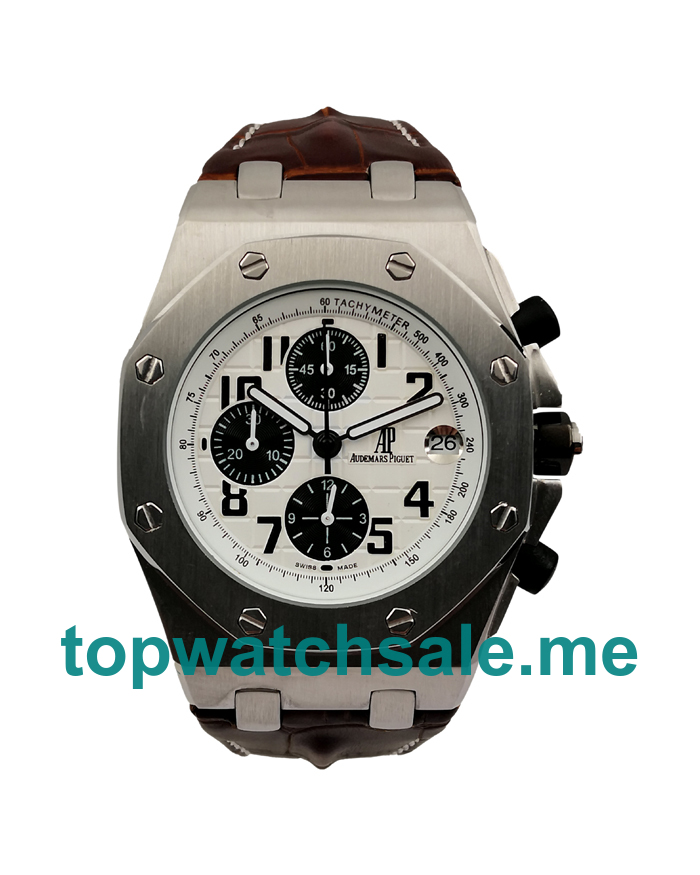 UK 42MM Replica Audemars Piguet Royal Oak Offshore 26170ST White Dials Watches