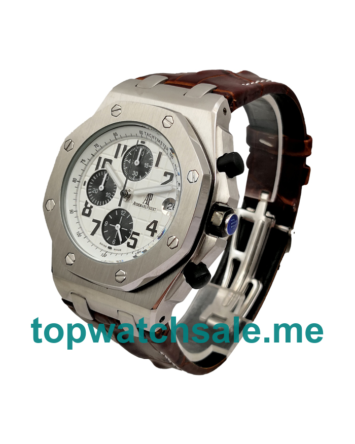 UK 42MM Replica Audemars Piguet Royal Oak Offshore 26170ST White Dials Watches