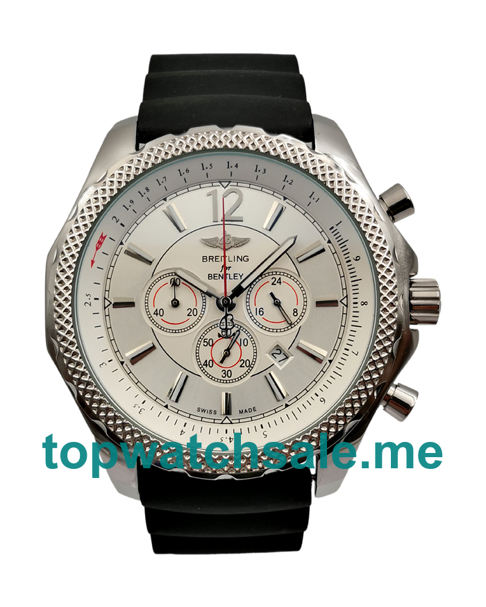 UK 47MM White Dials Breitling Bentley Motors A25362 Replica Watches