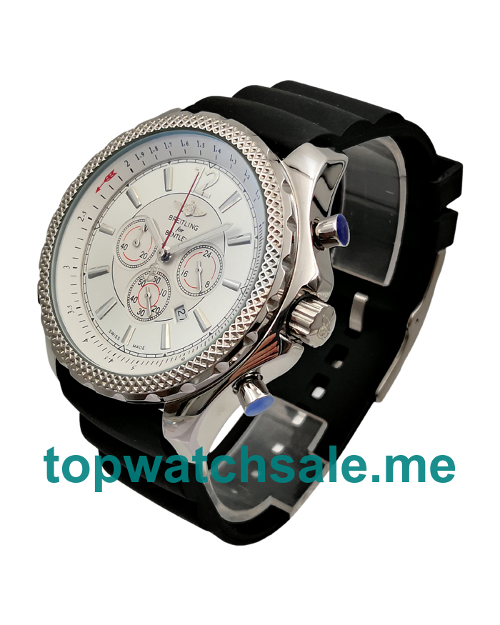UK 47MM White Dials Breitling Bentley Motors A25362 Replica Watches