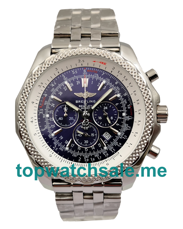UK 47MM Blue Dials Breitling Bentley Motors A25362 Replica Watches