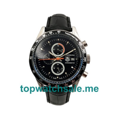 UK 42MM Black Dials TAG Heuer Carrera CV201AJ.FC6357 Replica Watches