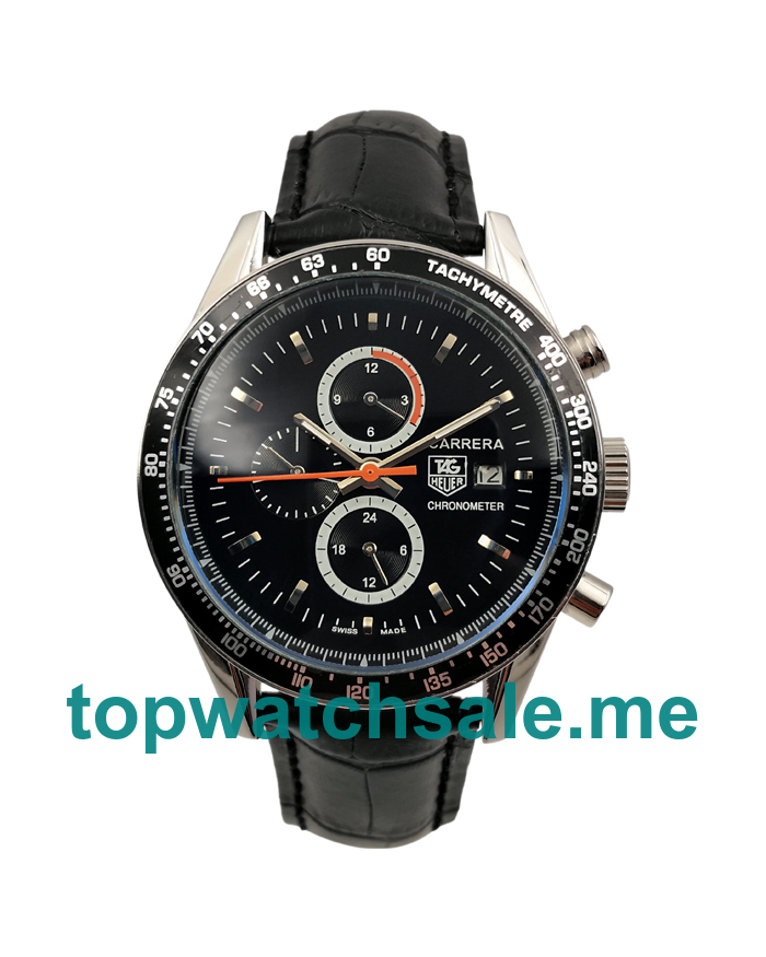 UK 42MM Black Dials TAG Heuer Carrera CV201AJ.FC6357 Replica Watches