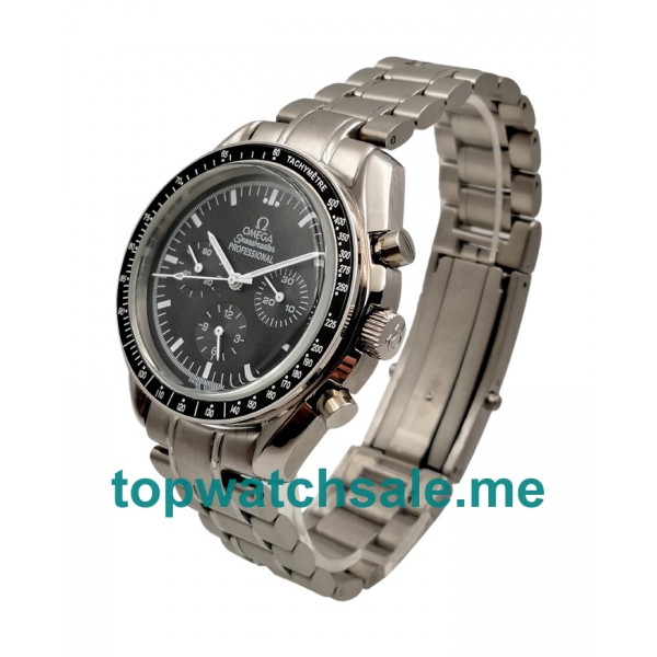 UK 40MM Black Dials Replica Omega Speedmaster Moonwatches 3570.50.00