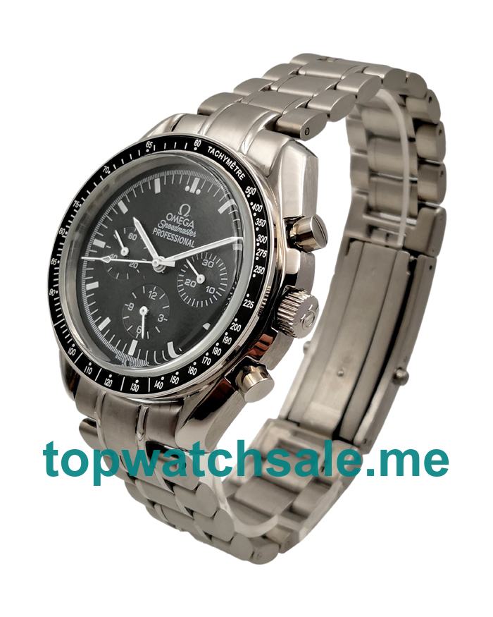UK 40MM Black Dials Replica Omega Speedmaster Moonwatches 3570.50.00