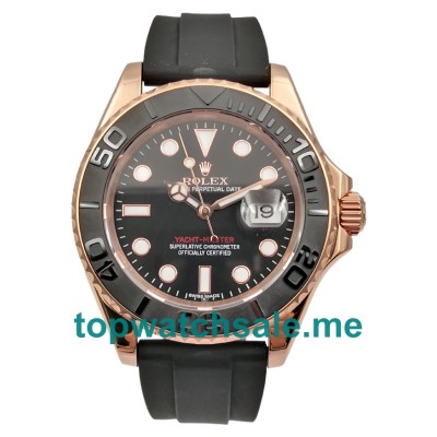 UK Perfect Replica Rolex Yacht-Master 116655 Watches With Rose Gold Cases For Sale