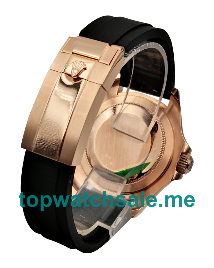 UK Perfect Replica Rolex Yacht-Master 116655 Watches With Rose Gold Cases For Sale