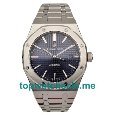 UK 41MM Blue Dials Audemars Piguet Royal Oak 15400ST.OO.1220ST.03 Replica Watches