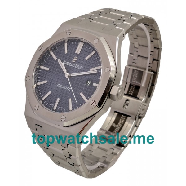 UK 41MM Blue Dials Audemars Piguet Royal Oak 15400ST.OO.1220ST.03 Replica Watches