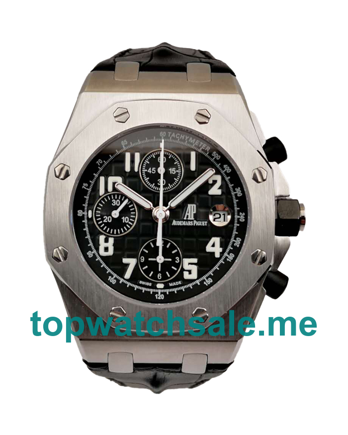 UK 42MM Black Dials Audemars Piguet Royal Oak Offshore 26170ST.OO.D101CR.03 Replica Watches