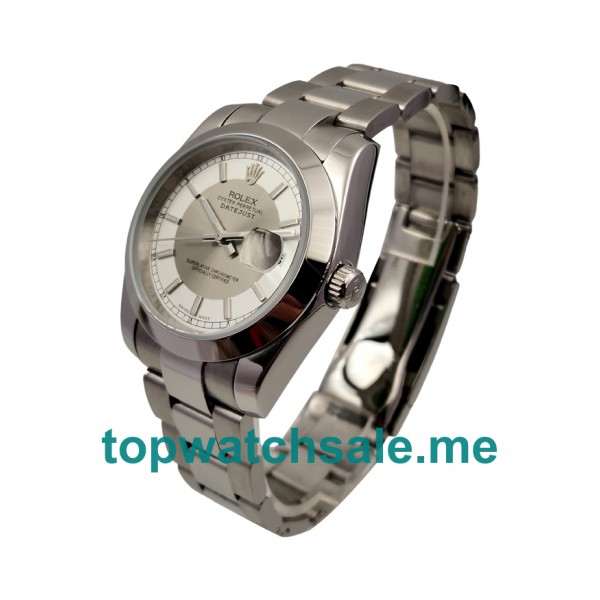UK 36MM White Dials Rolex Datejust 116234 Replica Watches