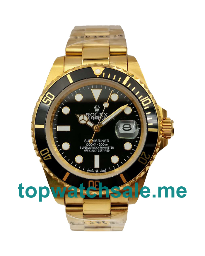 UK 40MM Black Dials Rolex Submariner 116618 LN Replica Watches