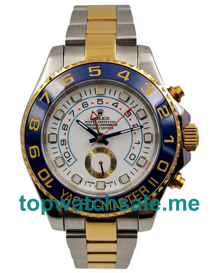 UK 44MM White Dials Rolex Yacht-Master II 116681 Replica Watches UK 44MM White Dials Rolex Yacht-Master II 116681 Replica Watches