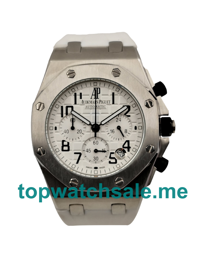 UK 42MM Replica Audemars Piguet Royal Oak Offshore 26283ST Silver Dials Watches