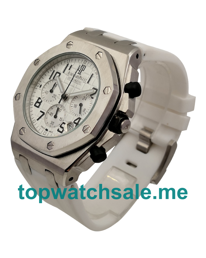 UK 42MM Replica Audemars Piguet Royal Oak Offshore 26283ST Silver Dials Watches