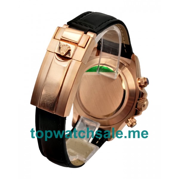 UK Perfect 1:1 40 MM Rolex Daytona 116515 Fake Watches With Black Dials Online
