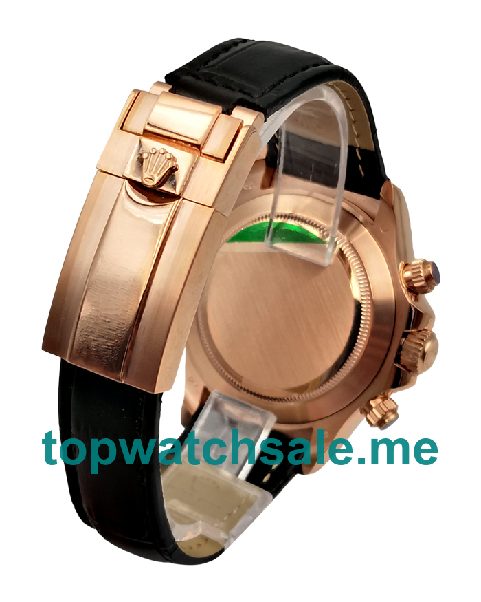 UK Perfect 1:1 40 MM Rolex Daytona 116515 Fake Watches With Black Dials Online