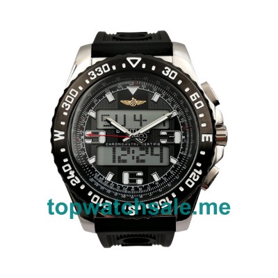 UK 44MM Black Dials Breitling Professional Airwolf Raven A78364 Replica Watches