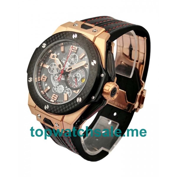UK 44MM Black Bezels Replica Hublot Big Bang 401.OQ.0123.VR Watches