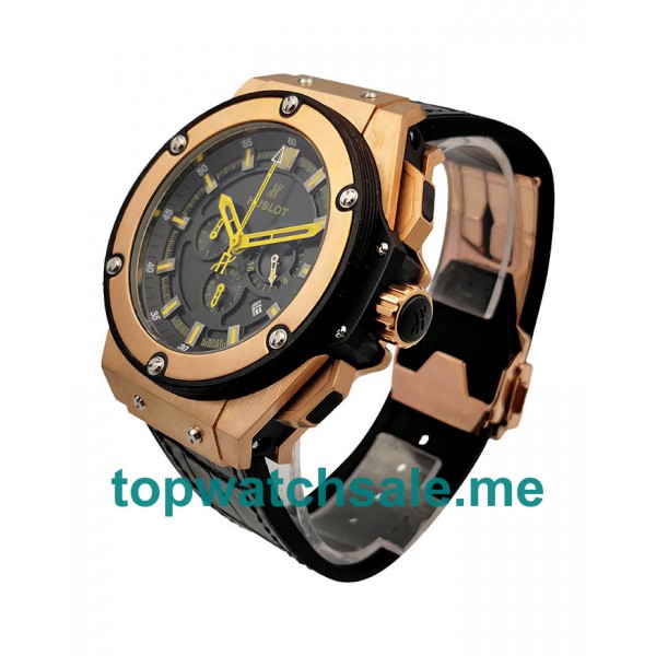 UK 46MM Rose Gold Replica Hublot King Power 171626 Watches