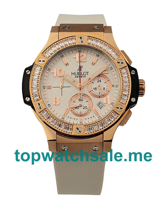 UK 37MM Diamond Bezels Hublot Big Bang 341.PE.230.RW.114 Replica Watches