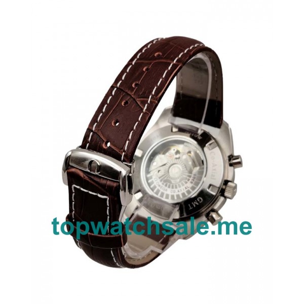 40 MM AAA Quality Omega Speedmaster GMT 3881.50.37 Replica Watches With Black Dials For Men