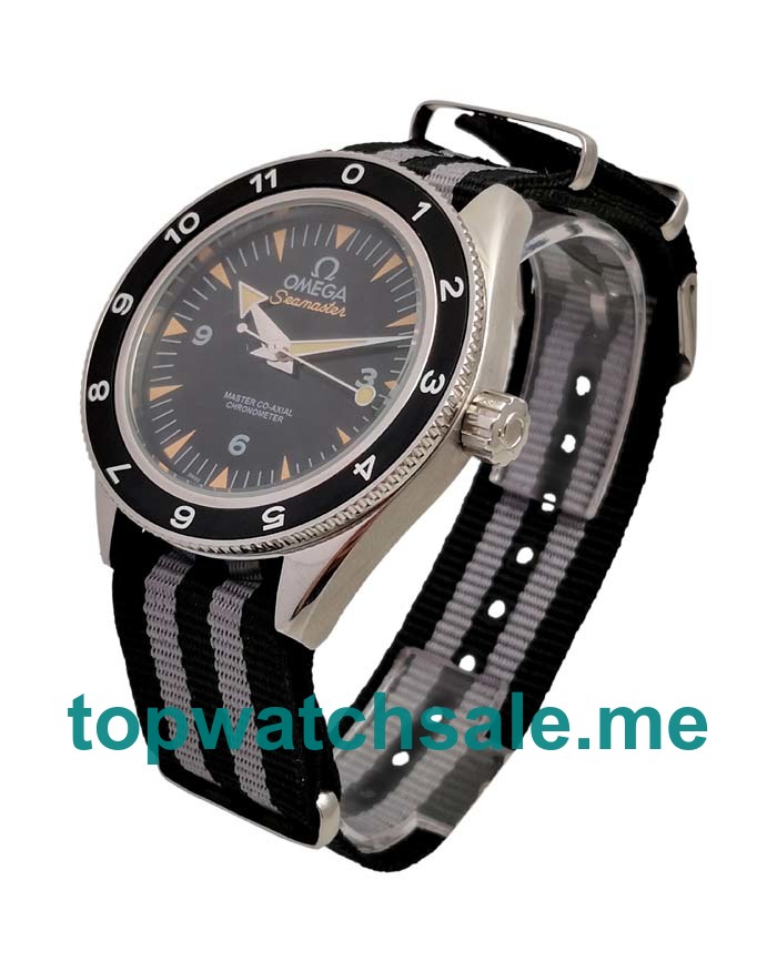 UK 42MM Black Dials Omega Seamaster 233.32.41.21.01.001 Replica Watches