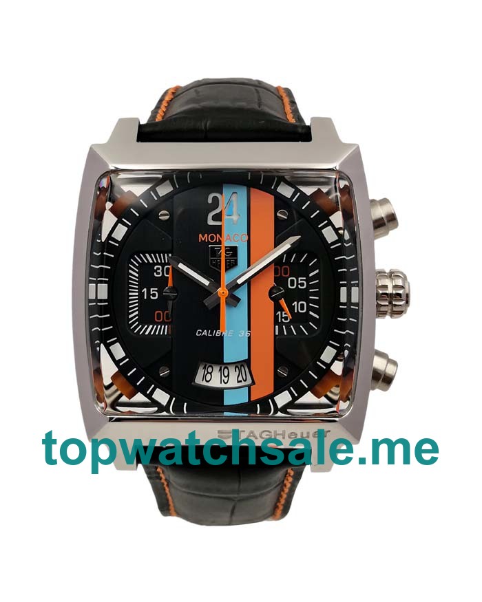 UK 44MM Black Dials TAG Heuer Monaco CAL5110.FC6265 Replica Watches