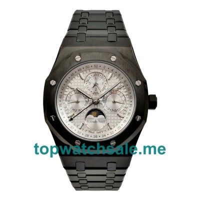 UK 42MM Black Steel Replica Audemars Piguet Royal Oak 26470ST Watches