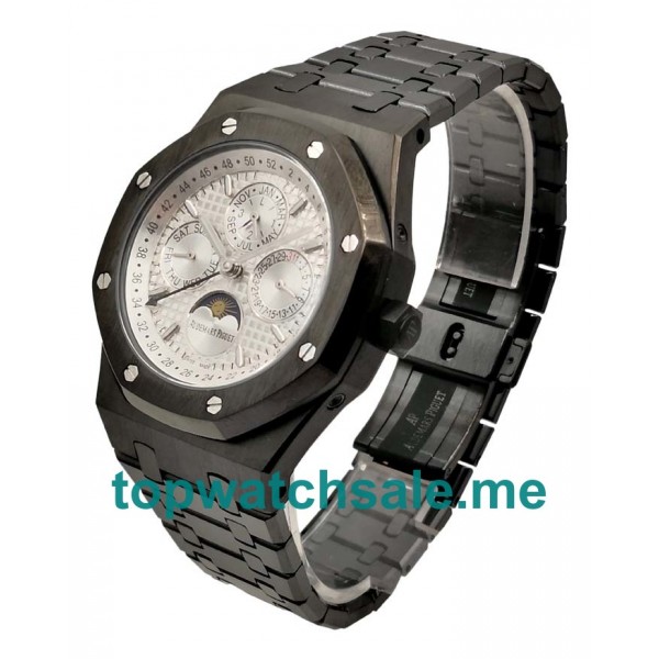 UK 42MM Black Steel Replica Audemars Piguet Royal Oak 26470ST Watches