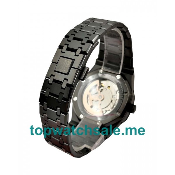 UK 42MM Black Steel Audemars Piguet Royal Oak 26574ST Replica Watches