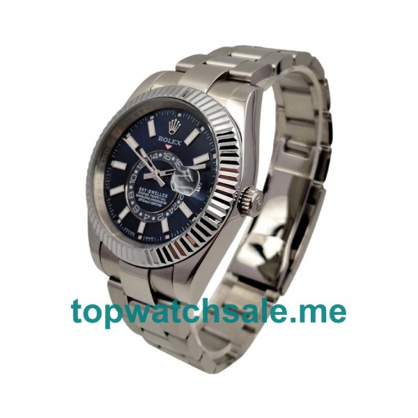UK 42MM Black Dials Rolex Sky-Dweller 326934 Replica Watches